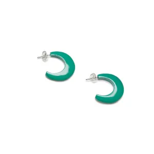 Emerald Green Small lacquered hoop