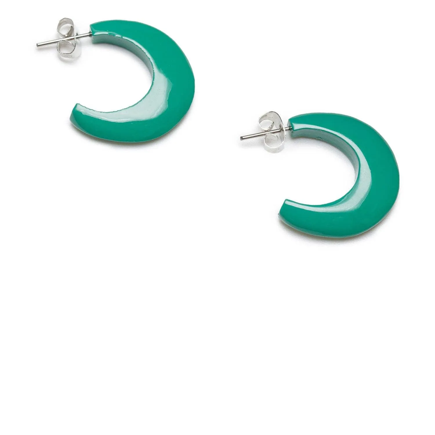 Emerald Green Small lacquered hoop