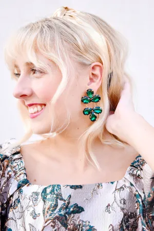 Emerald Sparkle Earrings