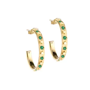 Emerald Star Hoops