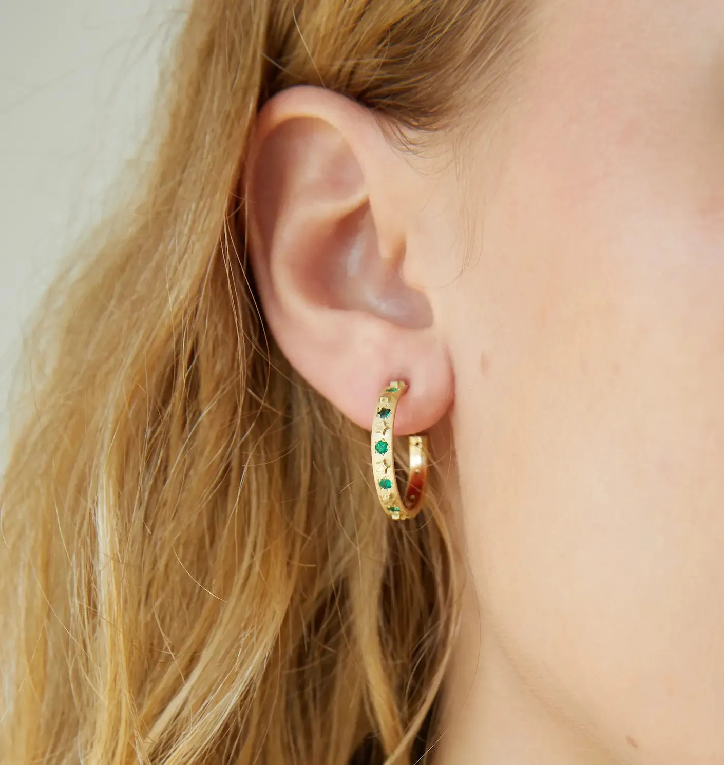 Emerald Star Hoops