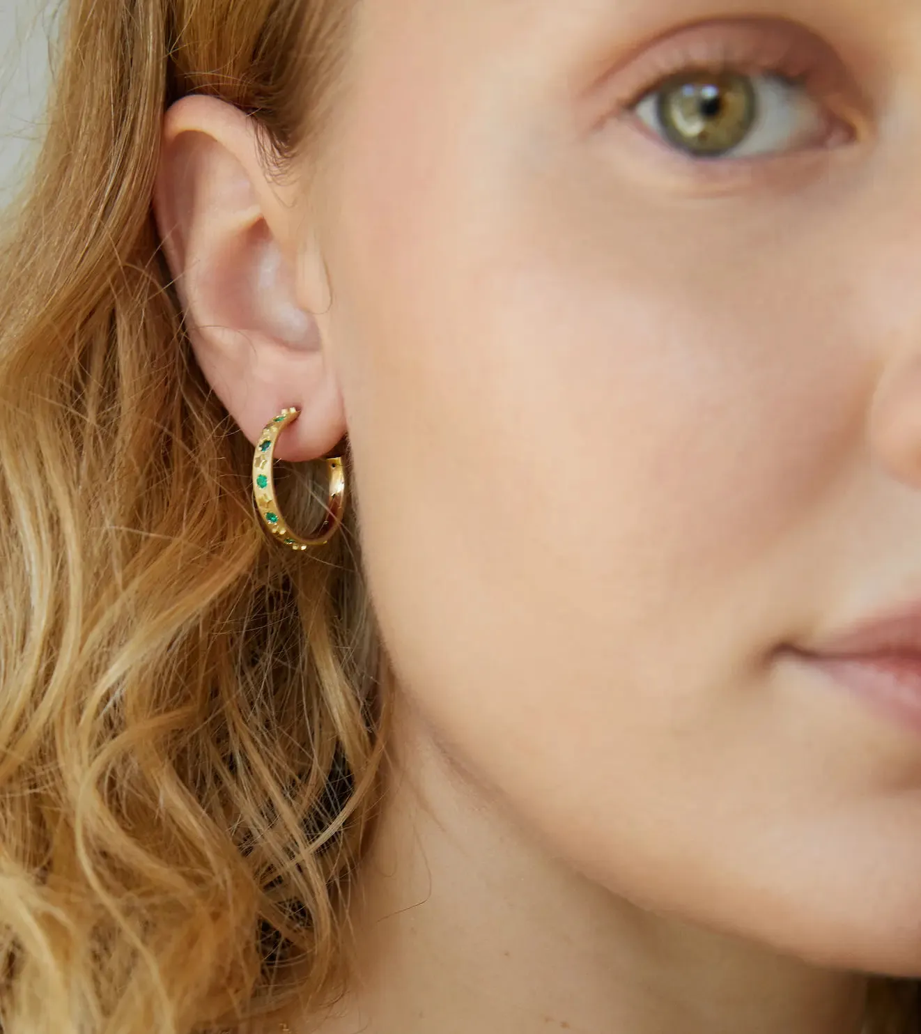 Emerald Star Hoops