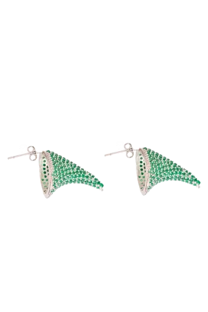 EMERALD SUPER THORN EARRING