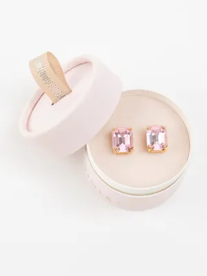 Everlyn Boxed Post Earring - Light Rose