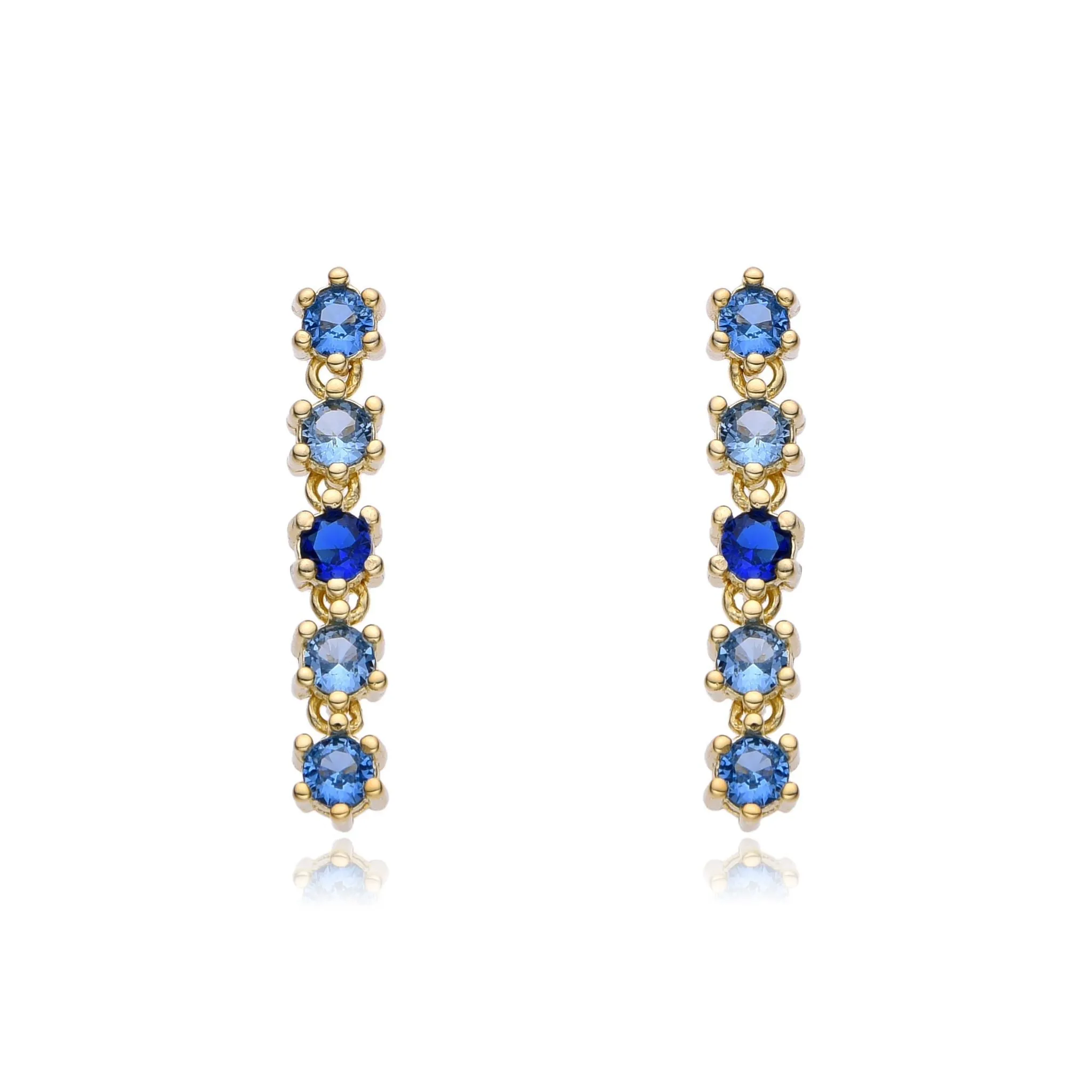 Five Stone Ombre Earrings