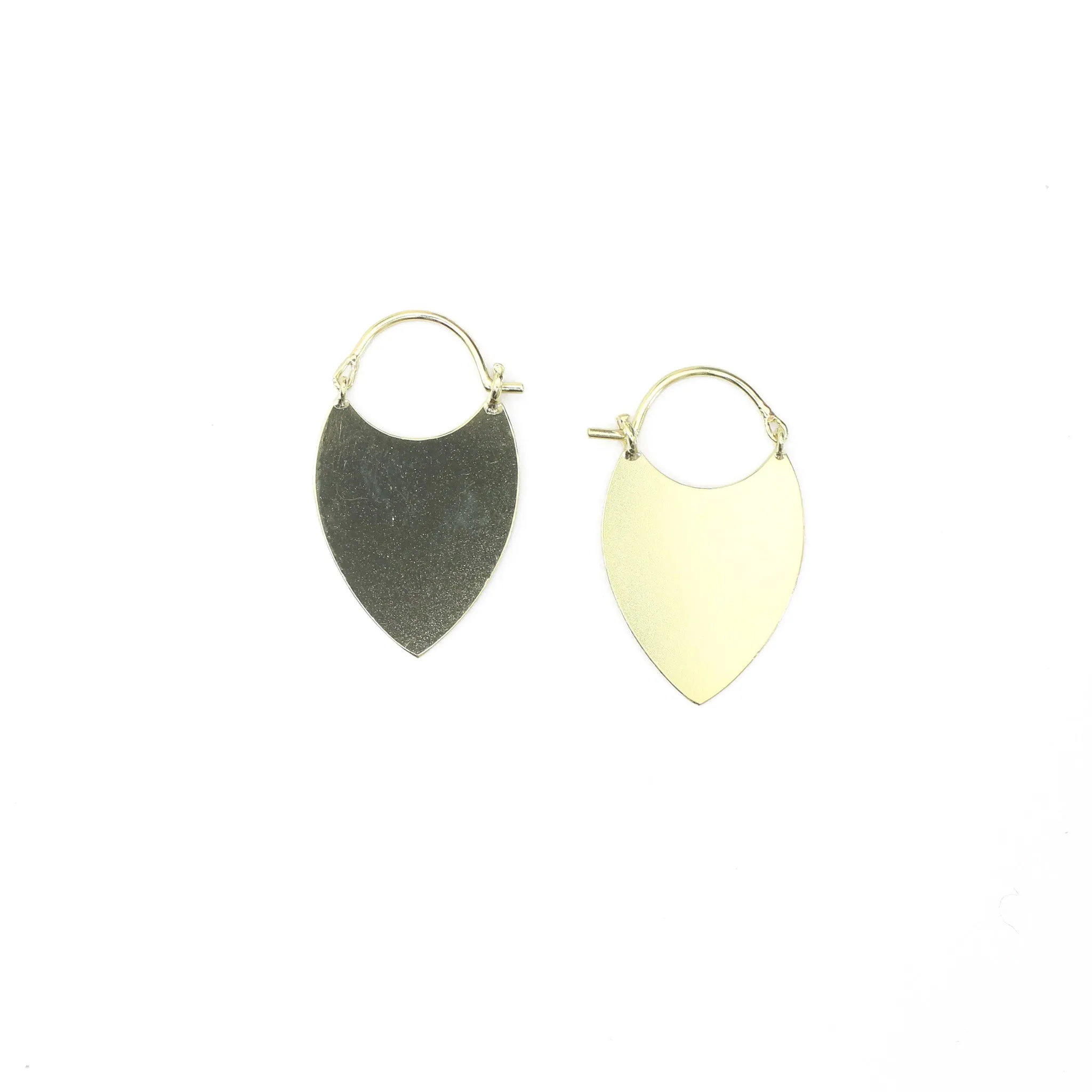 Flare Earrings - Shield