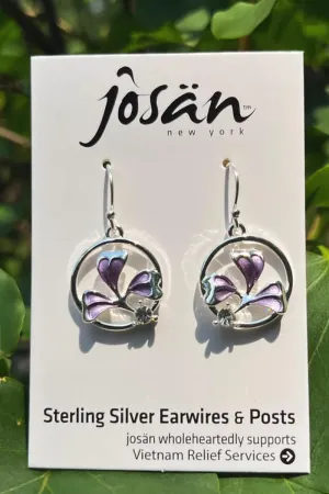 Floral Painted Earrings