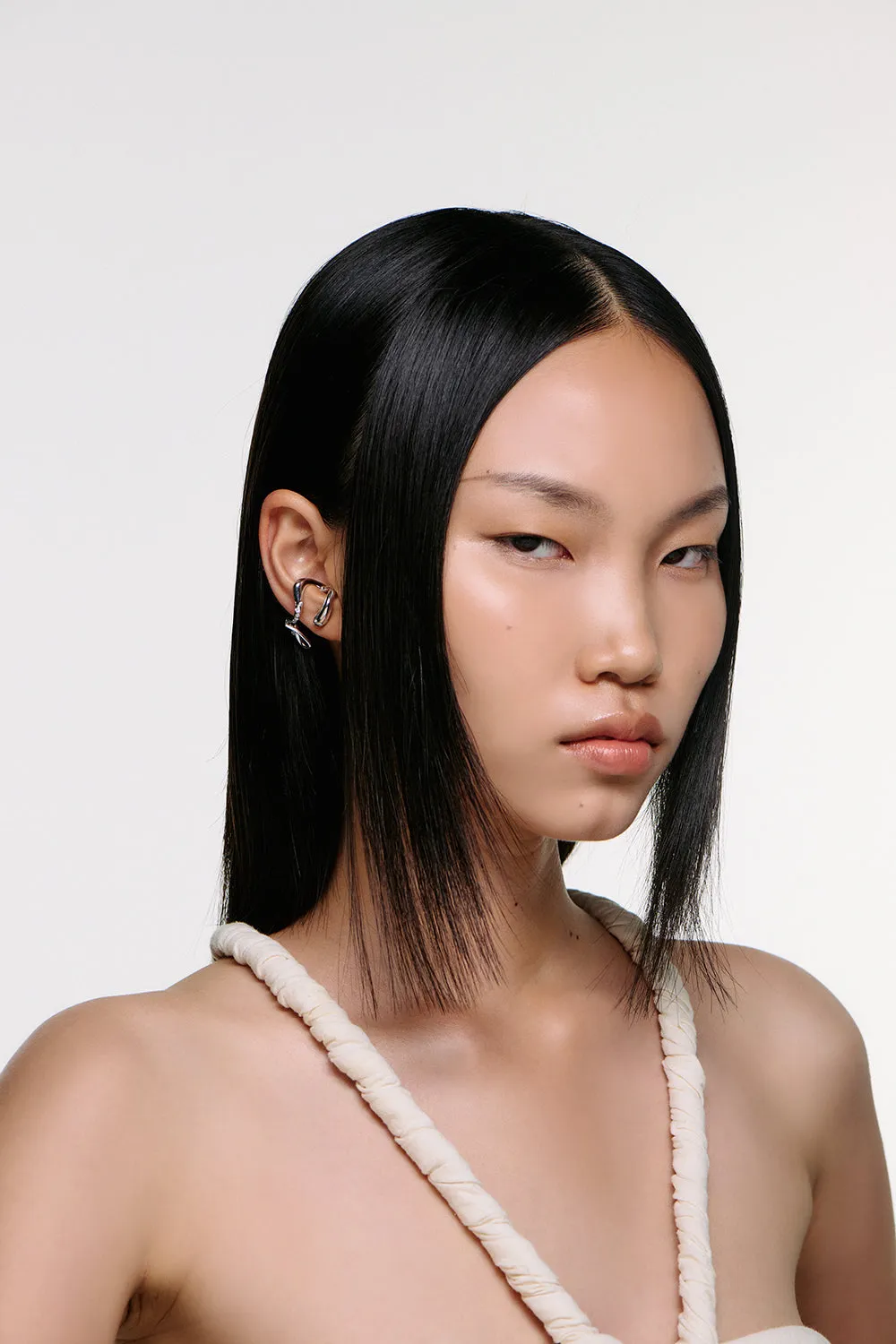 Flux Cuff Earring - Gold