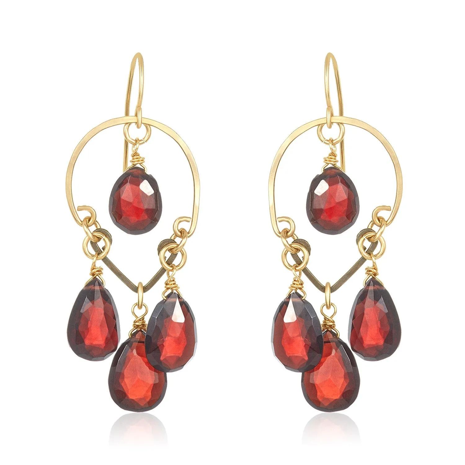 Gem Chandelier Earrings