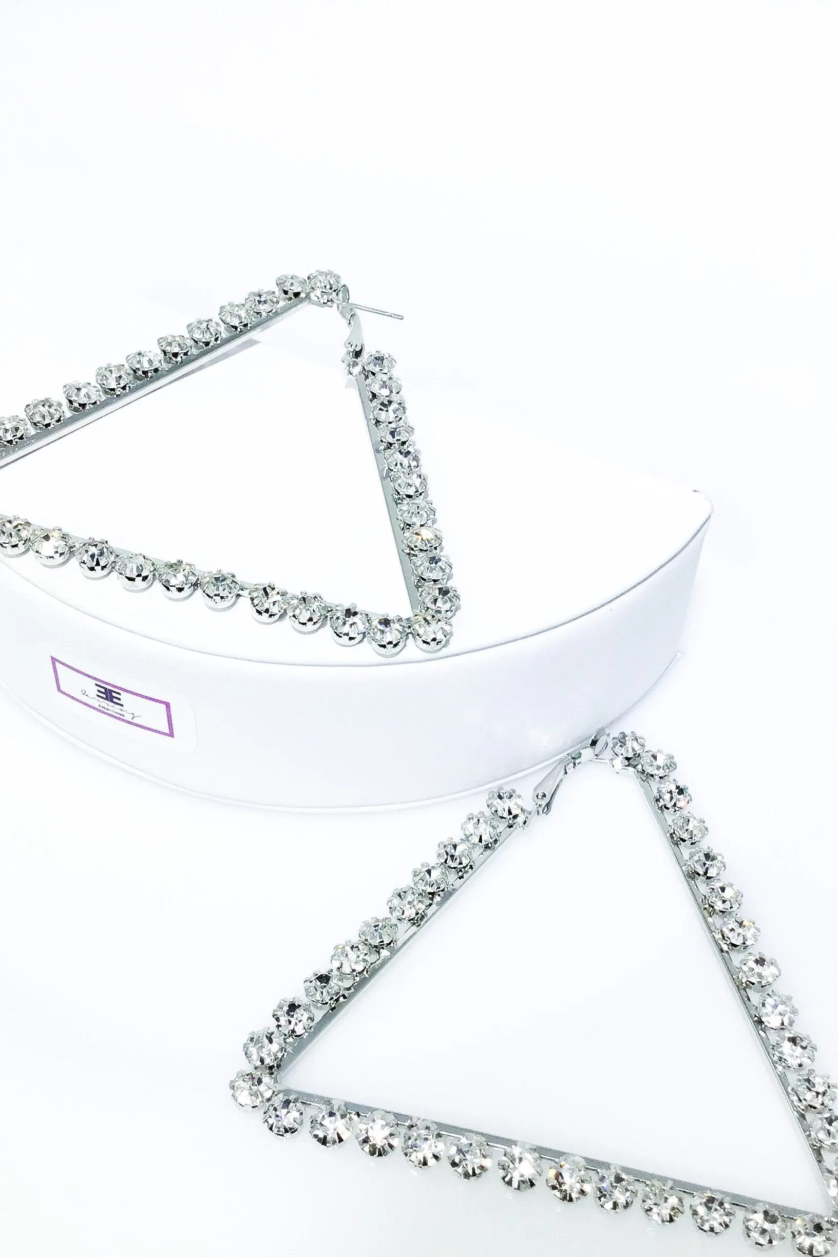 Geometric Drop Hoop Earrings in Silver and Gold - High-Quality Zinc Alloy, Grade 5 Quality, Special Occasion and Casual Style