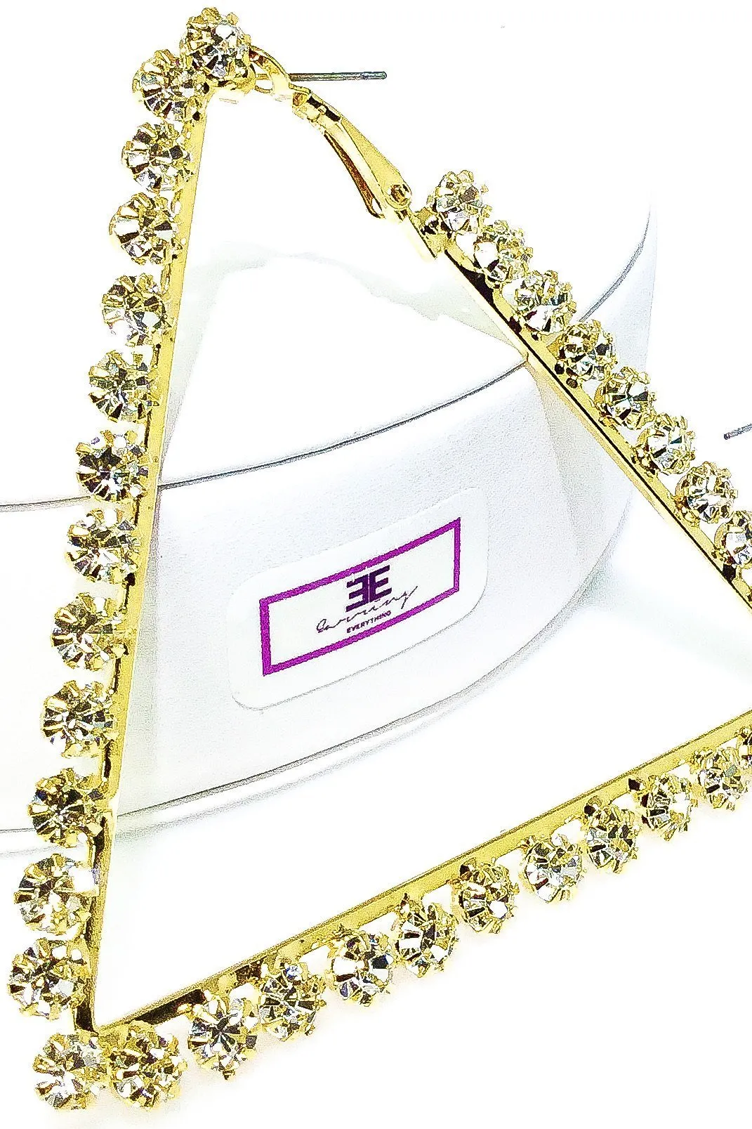 Geometric Drop Hoop Earrings in Silver and Gold - High-Quality Zinc Alloy, Grade 5 Quality, Special Occasion and Casual Style