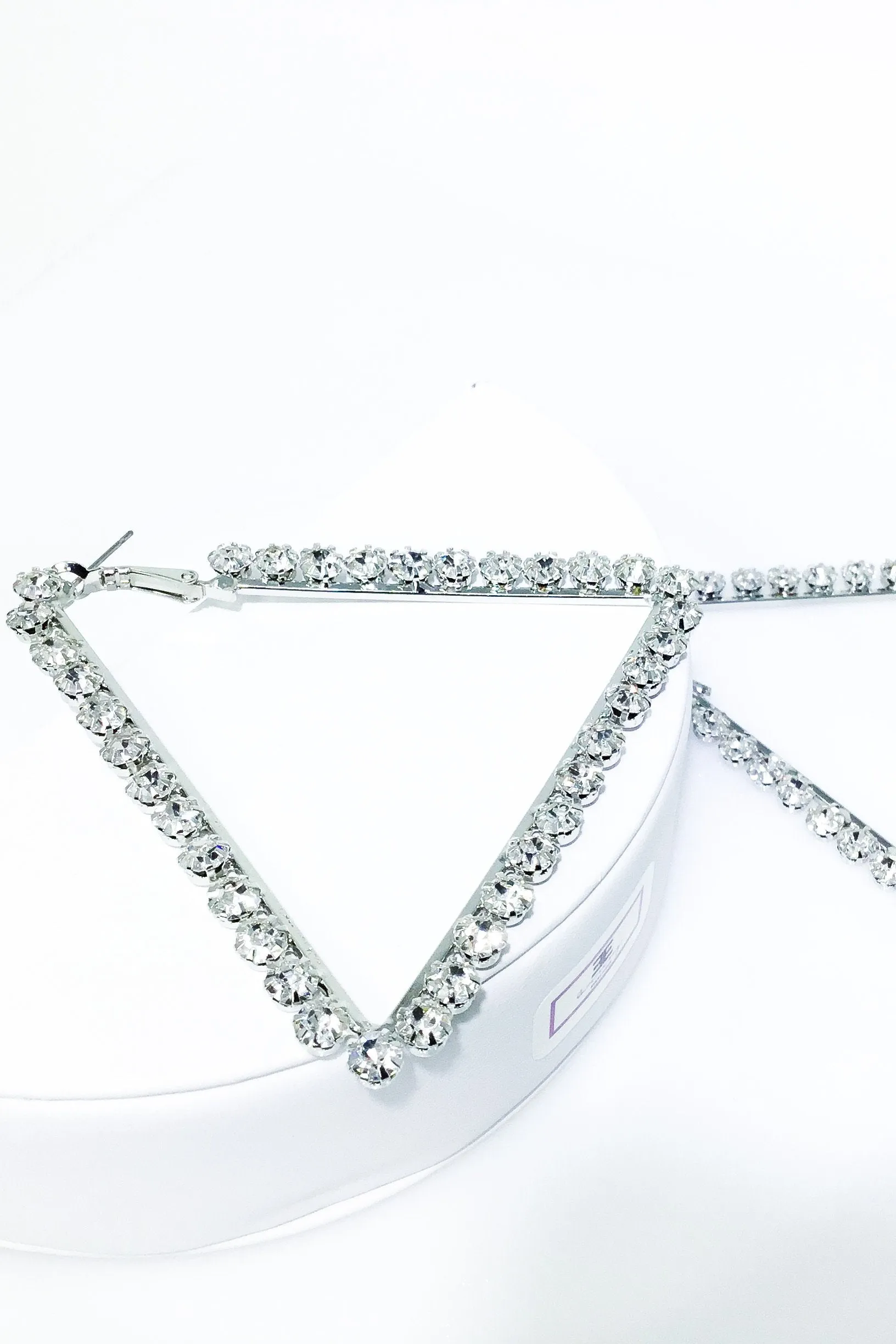 Geometric Drop Hoop Earrings in Silver and Gold - High-Quality Zinc Alloy, Grade 5 Quality, Special Occasion and Casual Style
