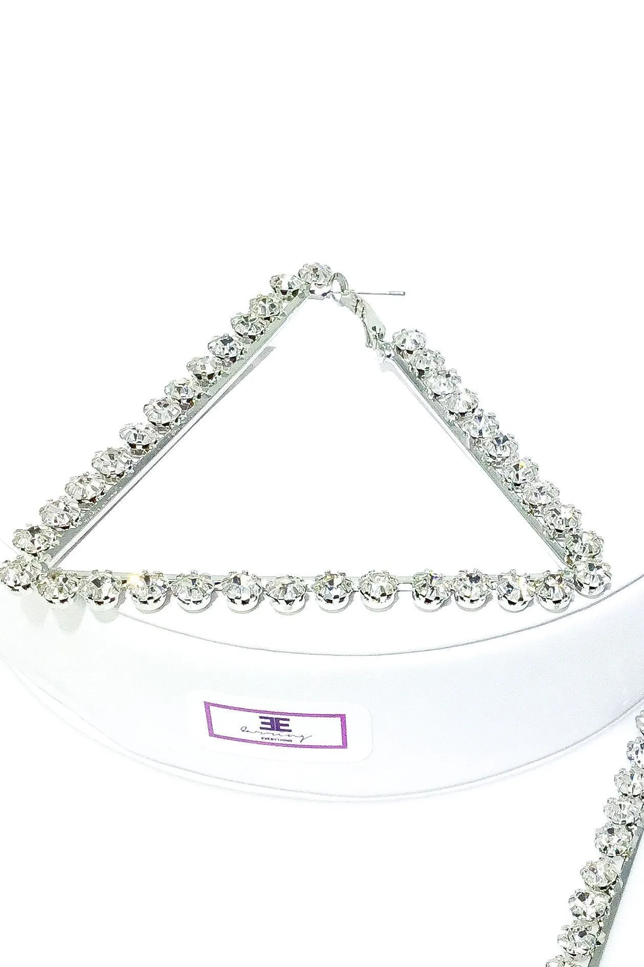 Geometric Drop Hoop Earrings in Silver and Gold - High-Quality Zinc Alloy, Grade 5 Quality, Special Occasion and Casual Style