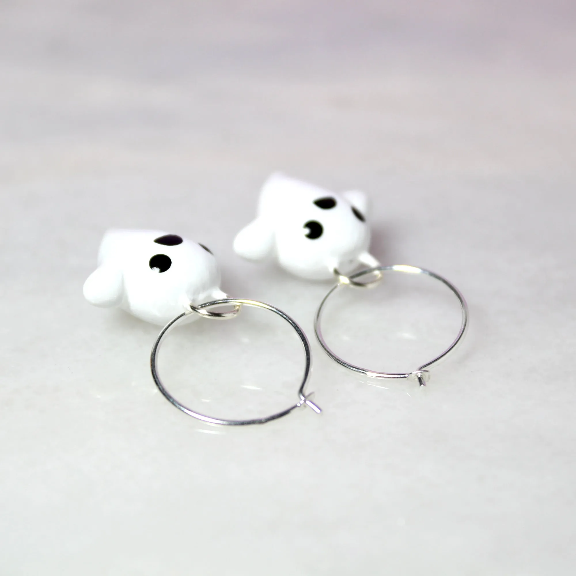 Ghost Hoop Earrings