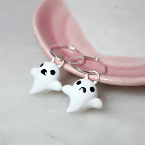 Ghost Hoop Earrings