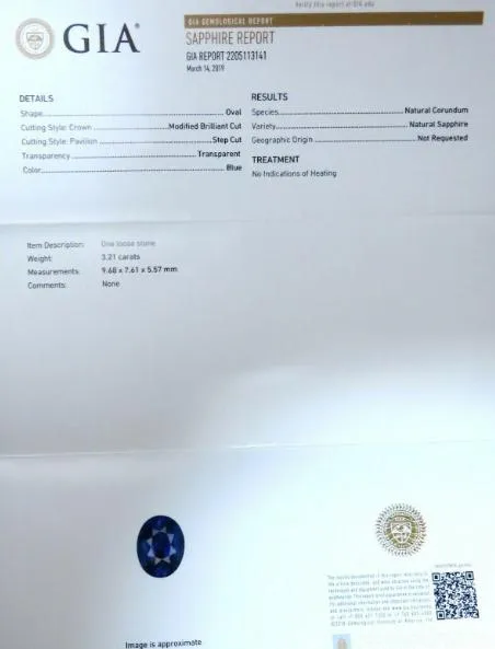 GIA Certified 7.81ct Natural Royal Blue Sapphire Diamond Earrings 14kt 12642