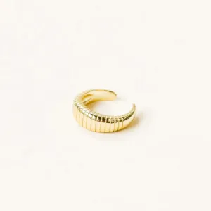 Gold Cuff Ridged