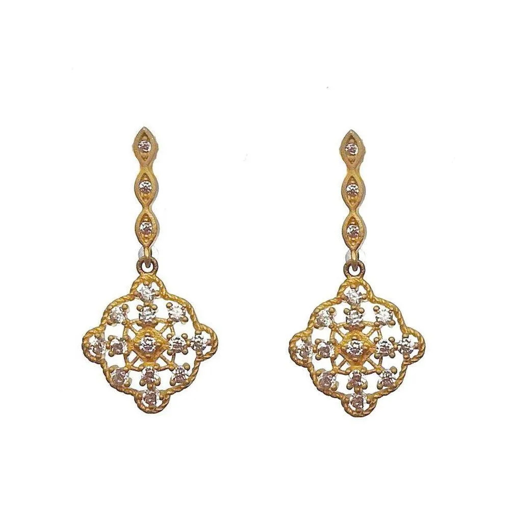 Gold Dangle Earrings