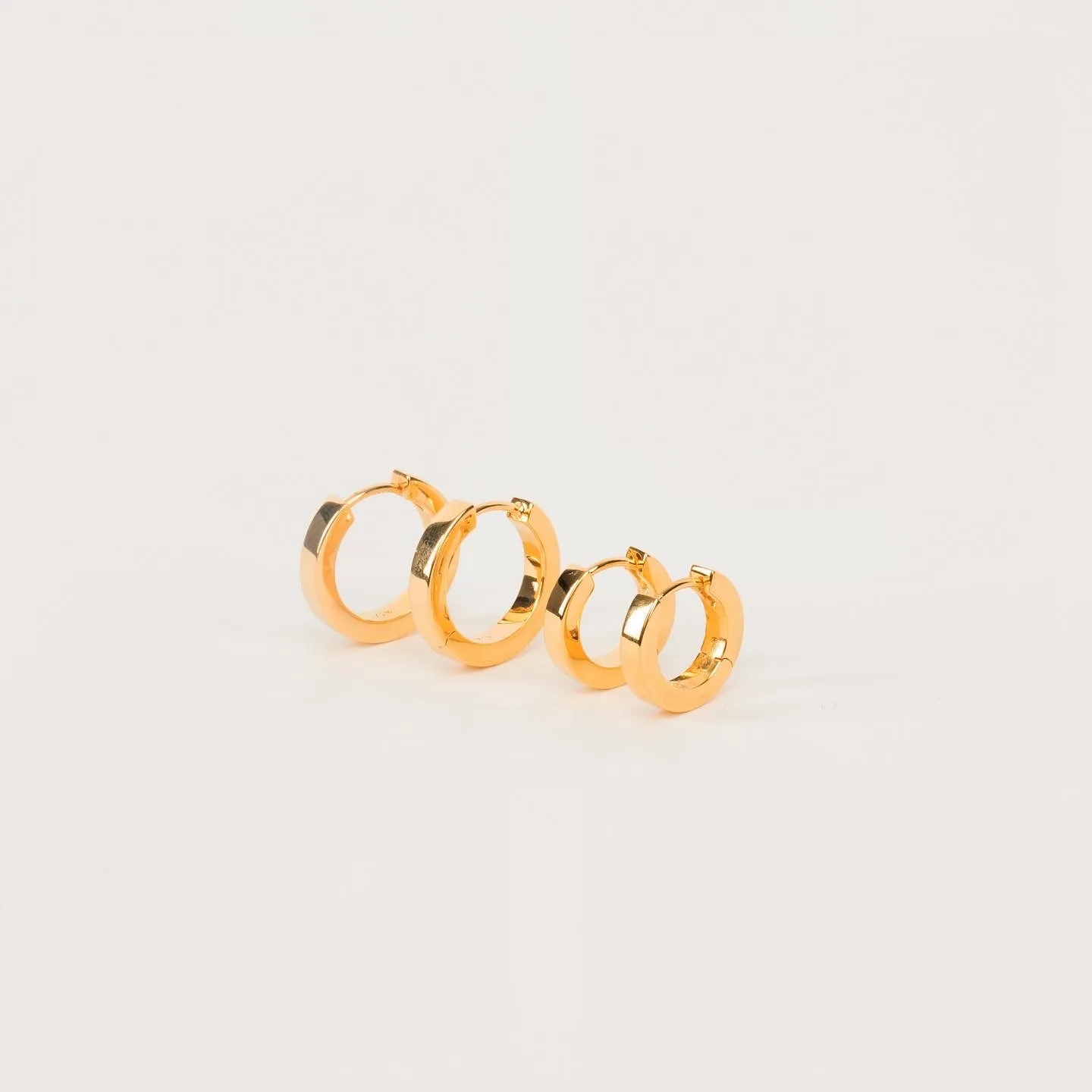 Golden Huggie Hoop