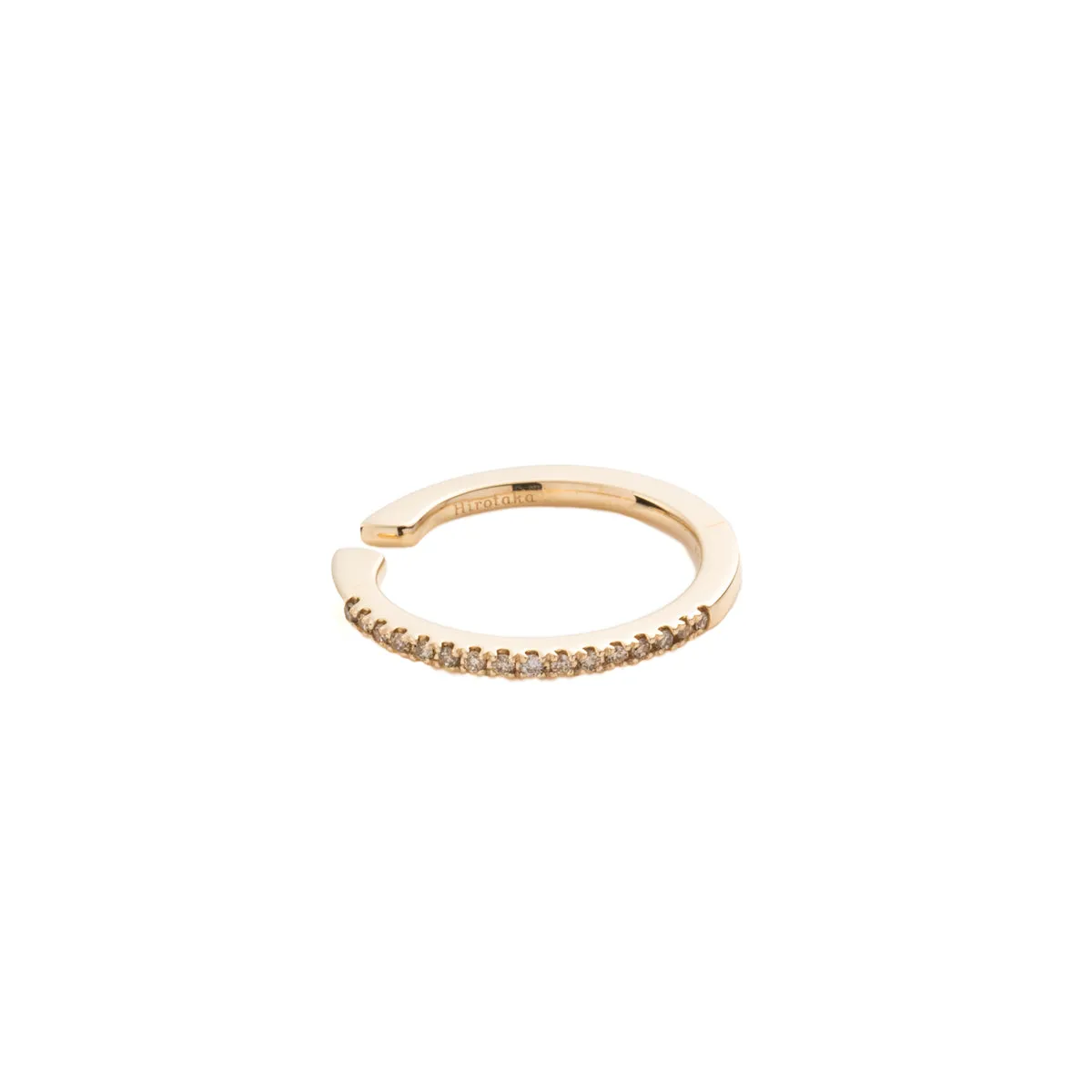 GOSSAMER Oversized Diamond Ear Cuff Small size