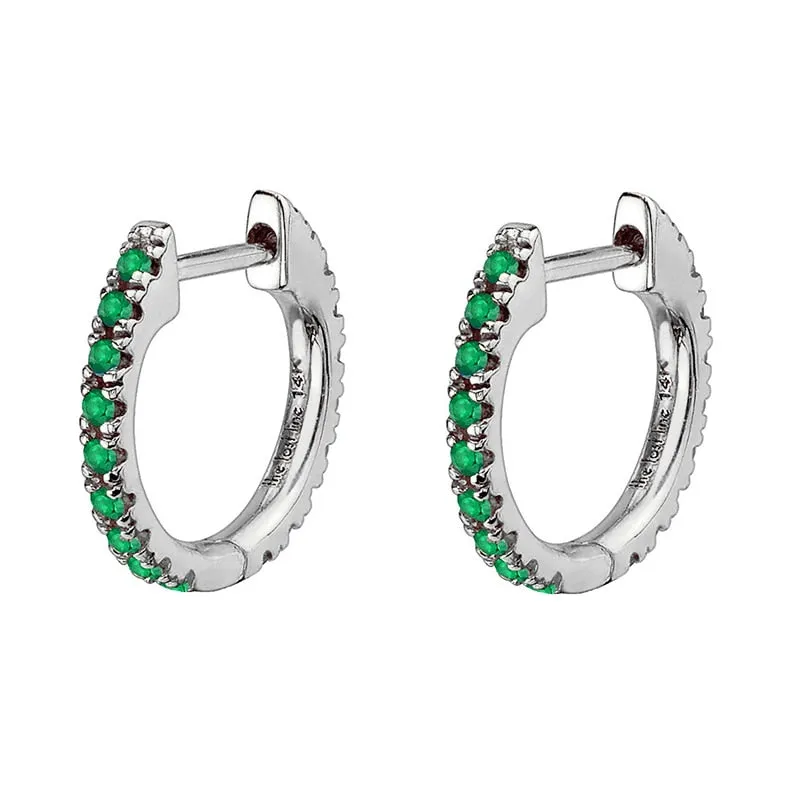Green Glam Earrings