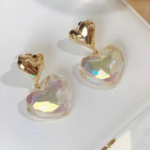 Heart Pearl Ear Cuff Earrings