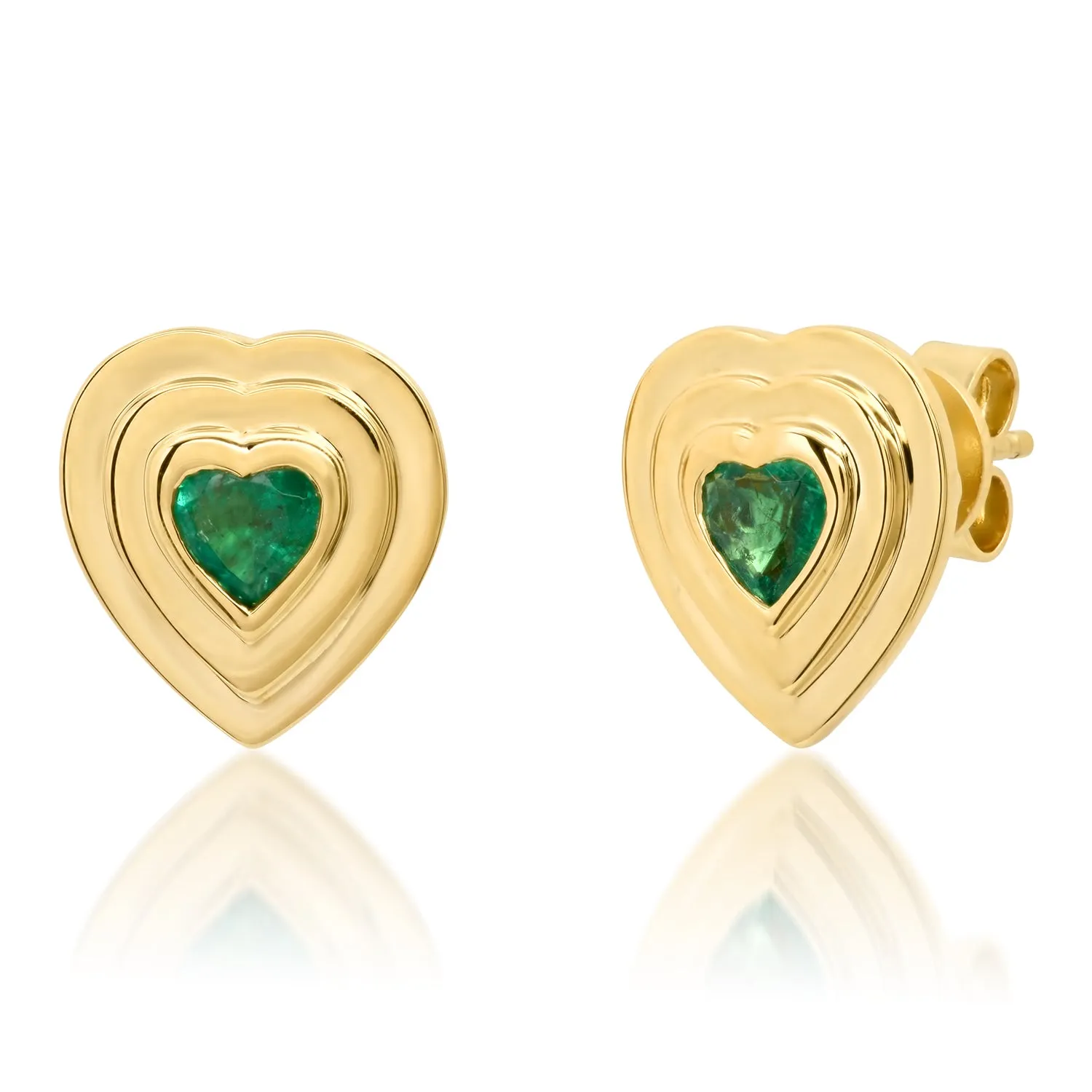 Heart Studs
