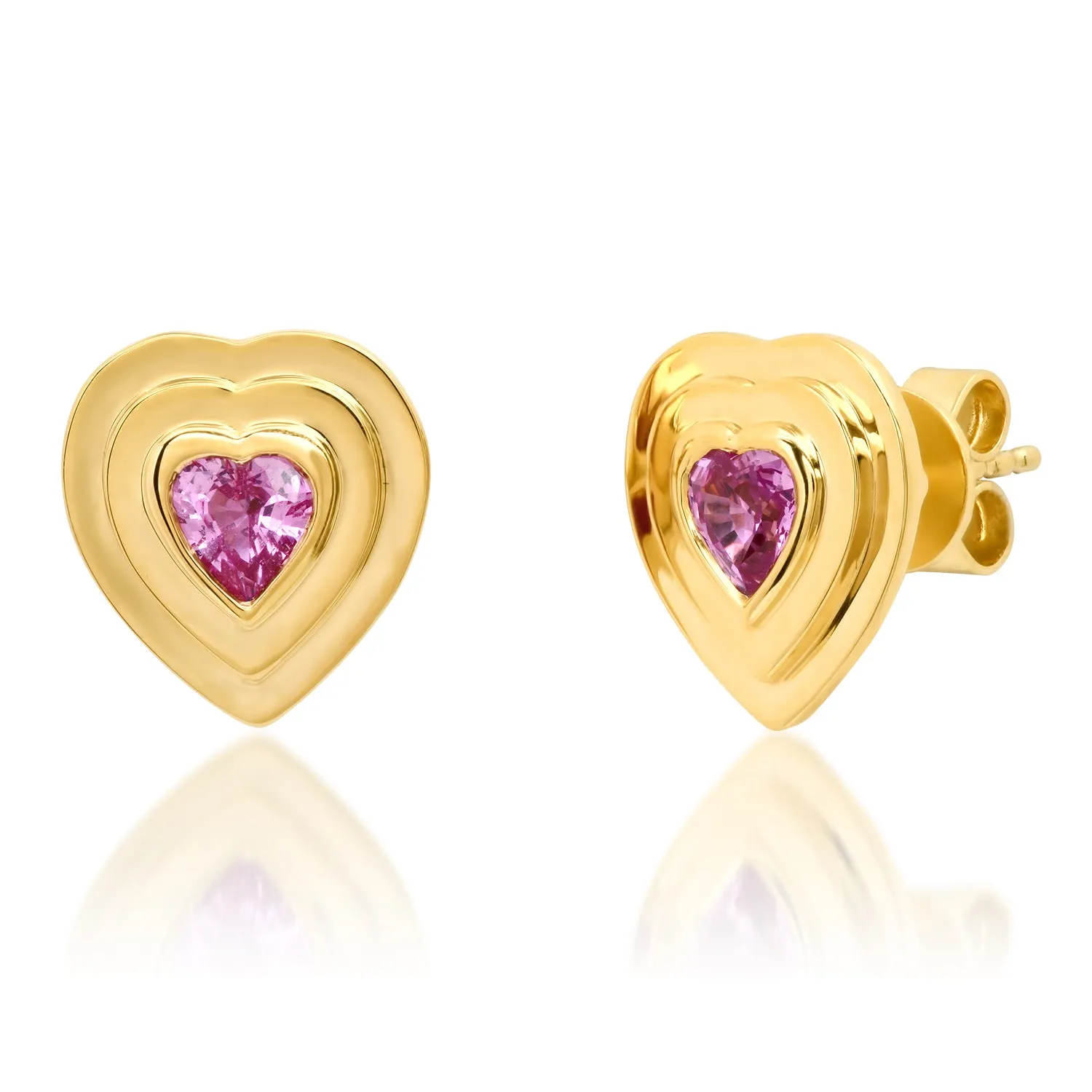 Heart Studs