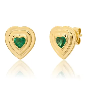 Heart Studs