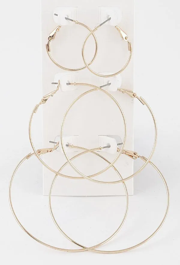 HOOPS EARRING