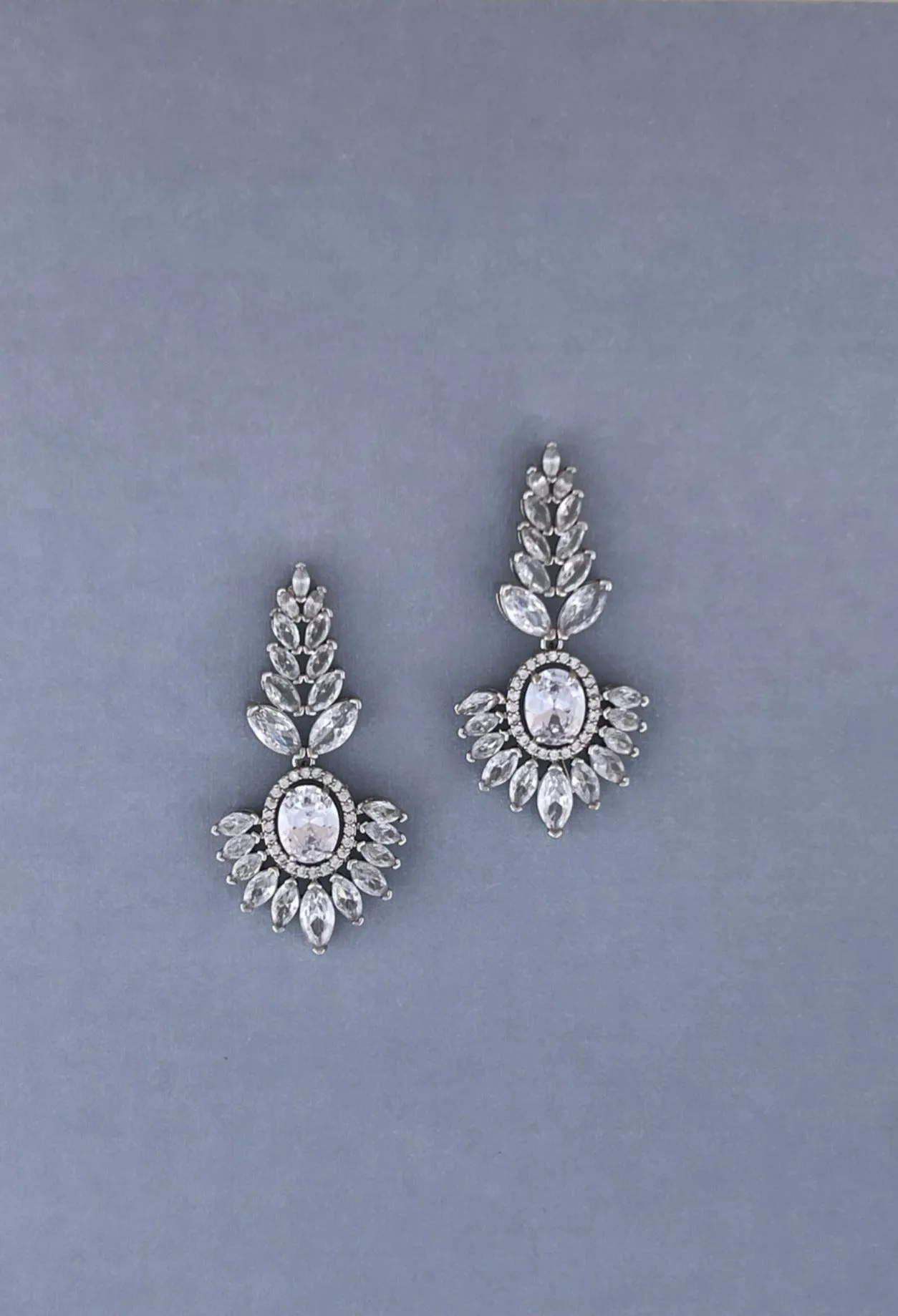 IRIS Earrings, Glam Swarovski Earrings