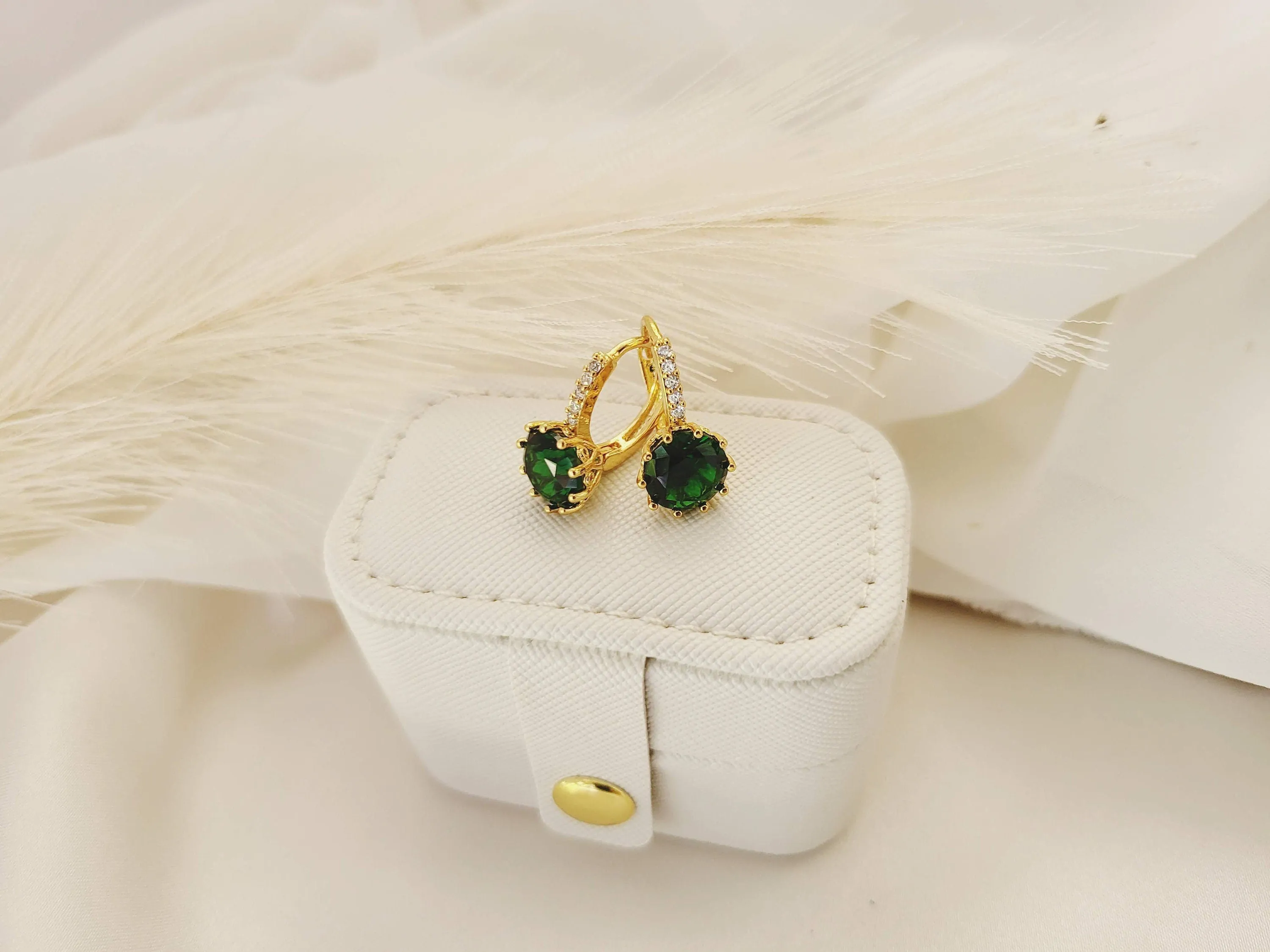 Jade Black -Emerald Green  Earrings, Anniversary Gift.