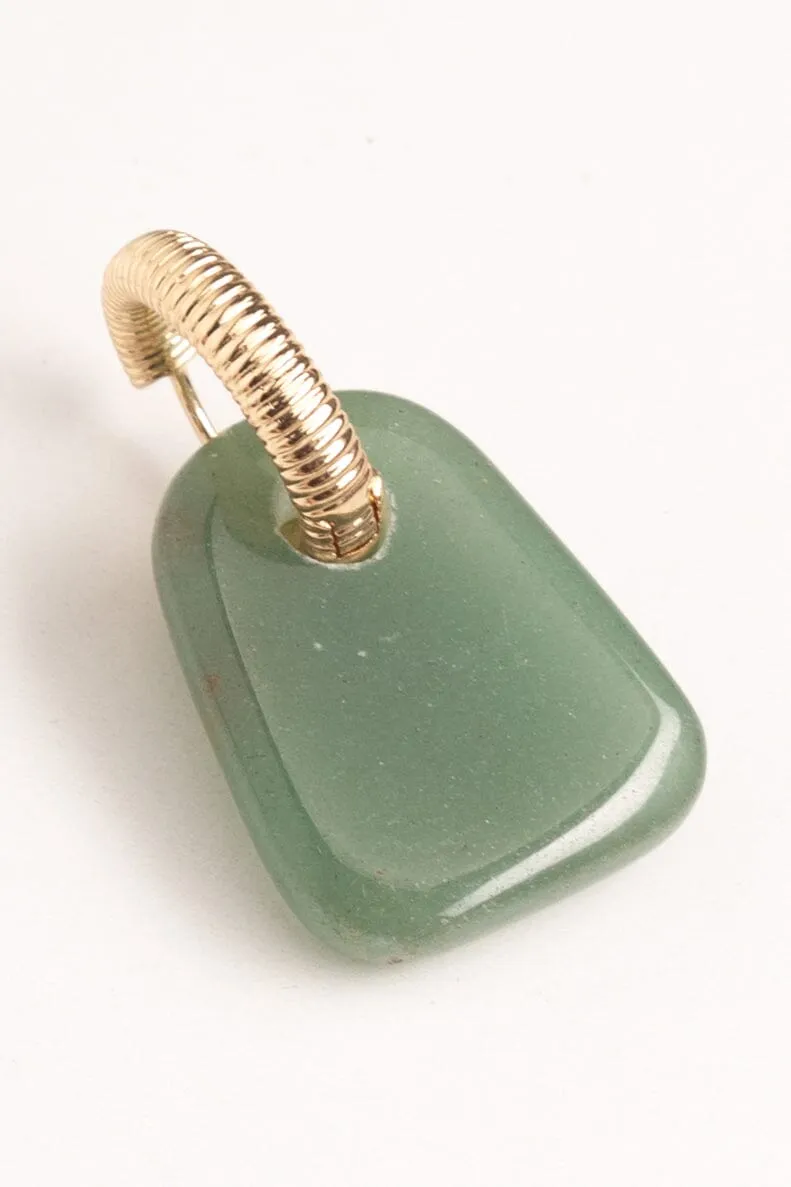 Jade Candy Stone Drop Earrings
