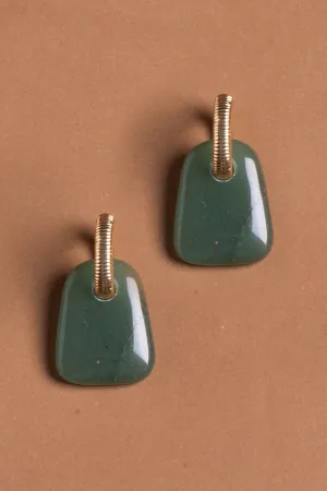 Jade Candy Stone Drop Earrings