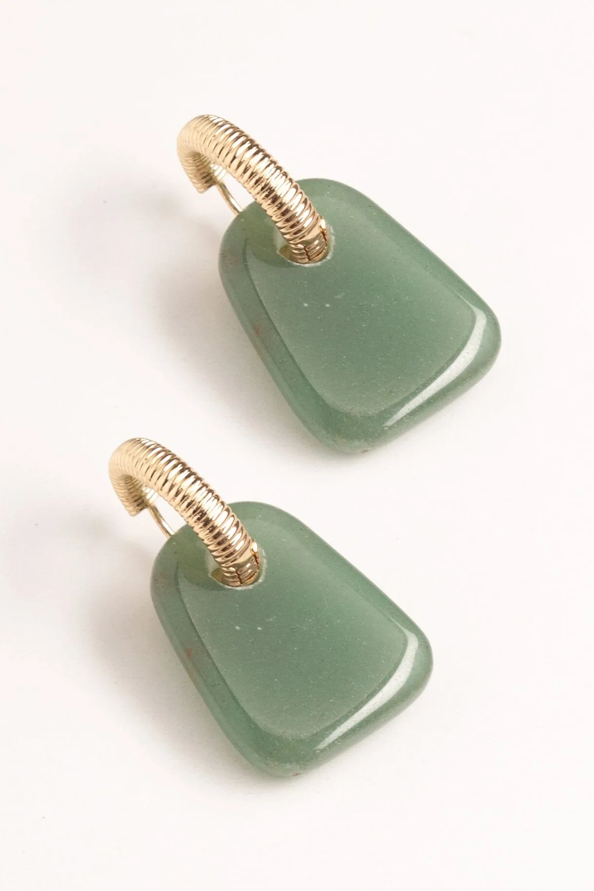 Jade Candy Stone Drop Earrings