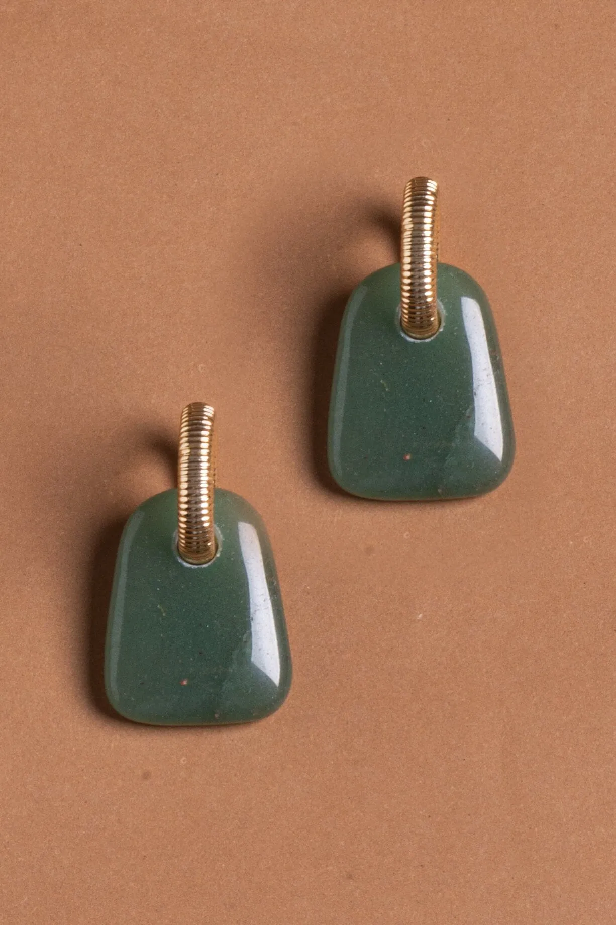 Jade Candy Stone Drop Earrings