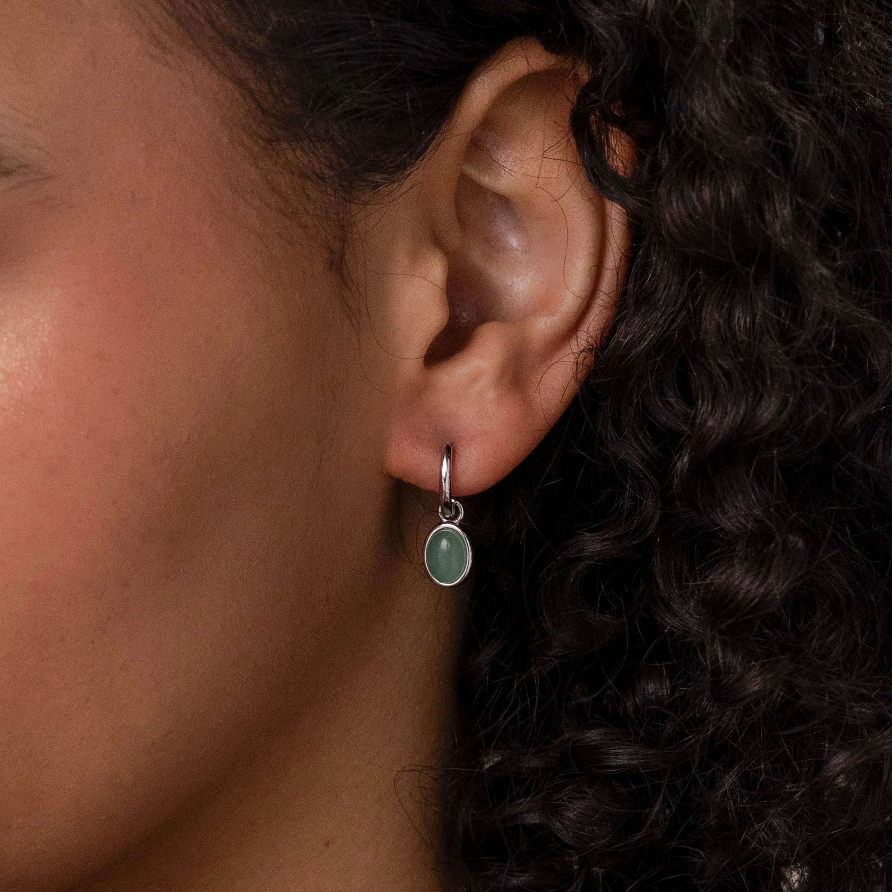 Jade Drop Hoops