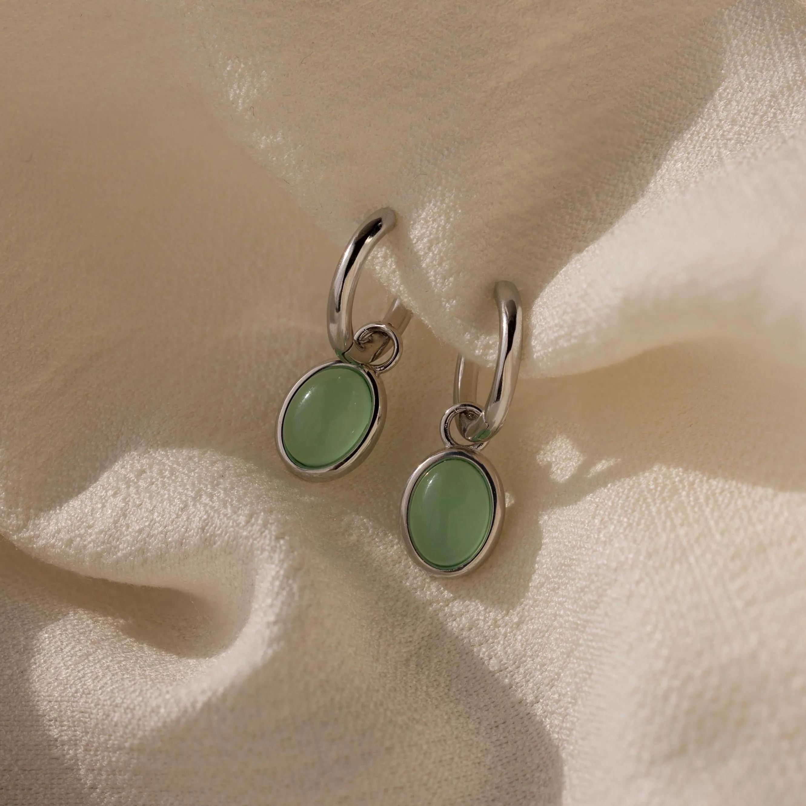 Jade Drop Hoops