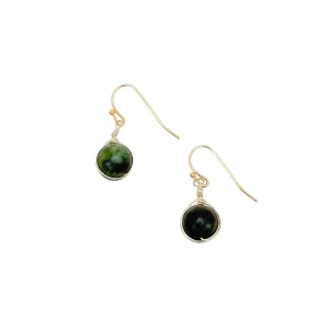 Jade earrings