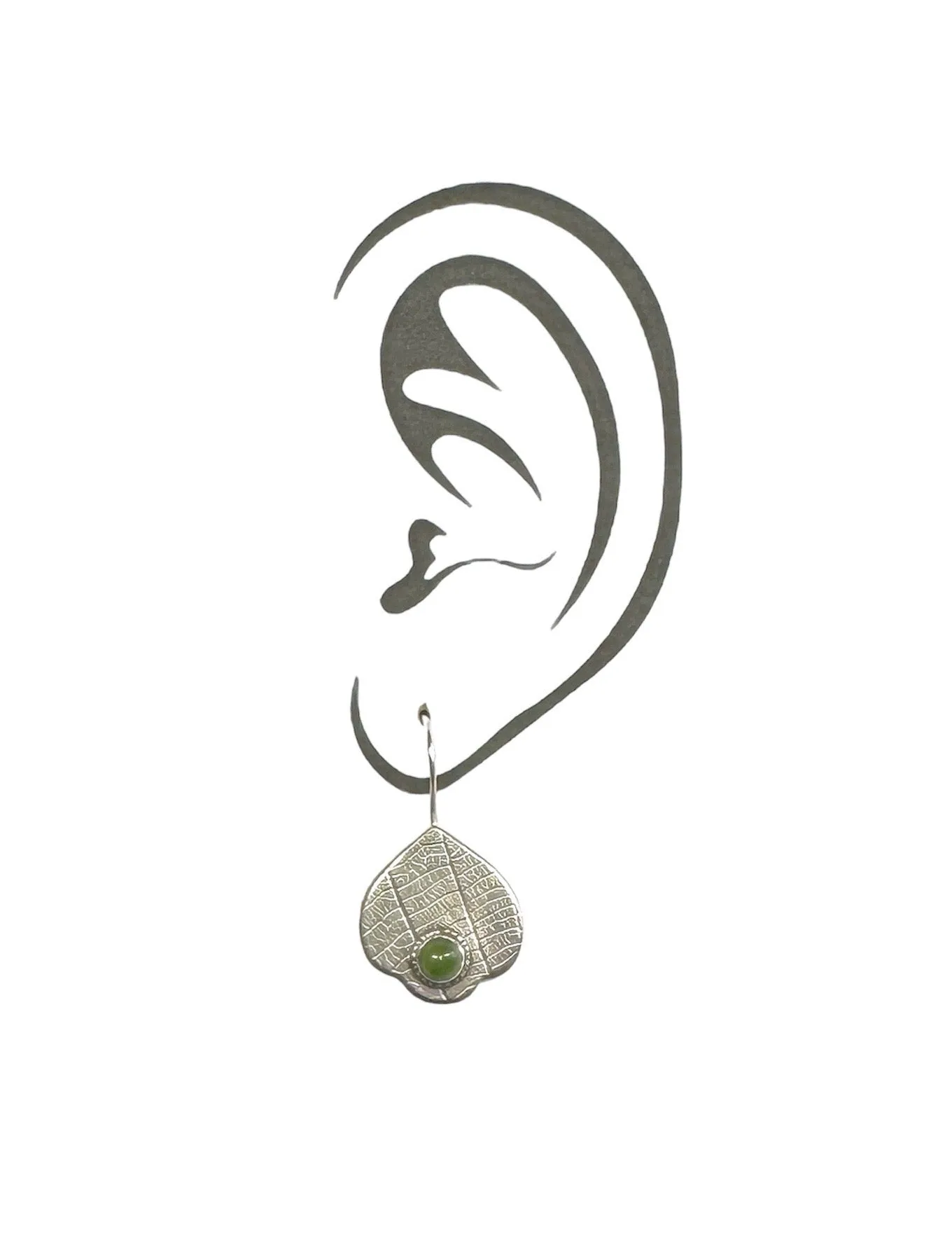 Jade Petal Earrings
