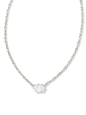 Kendra Scott - Cailin Crystal Silver Pendant Necklace