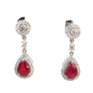Korloff 18K White Gold Earring With Diamonds