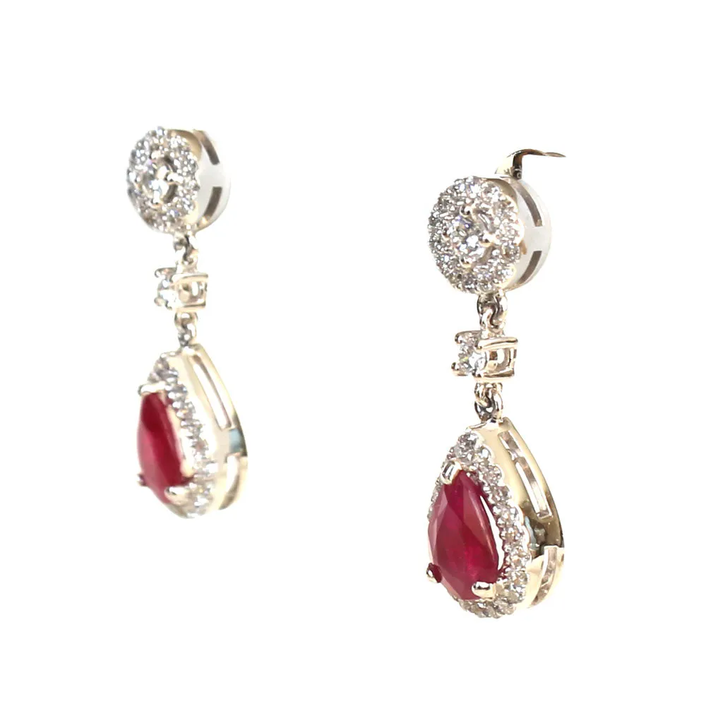 Korloff 18K White Gold Earring With Diamonds