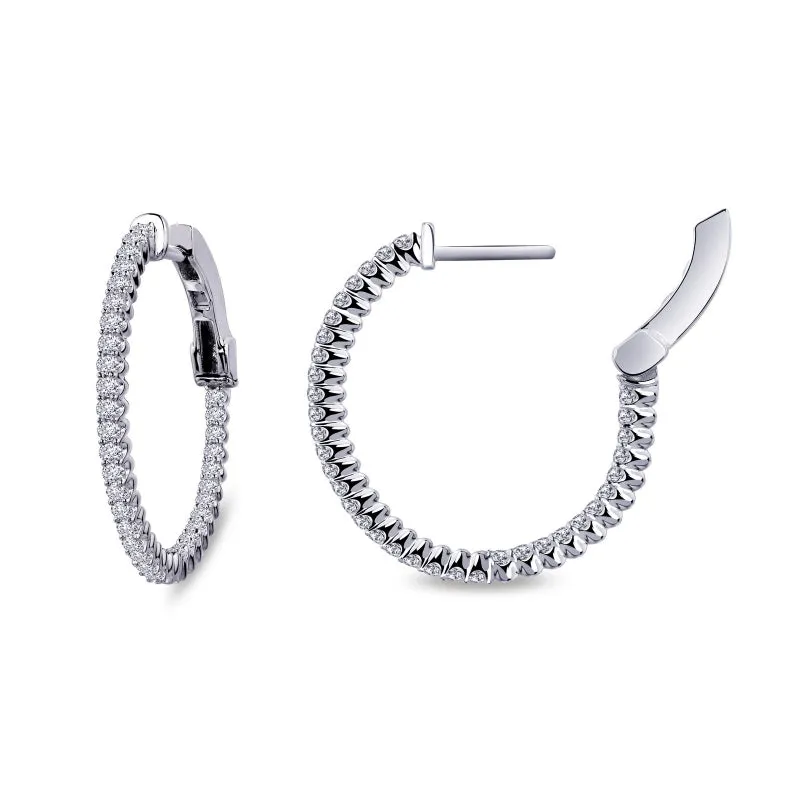 Lafonn 20 mm Hoop Earrings