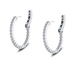 Lafonn 25 mm Hoop Earrings