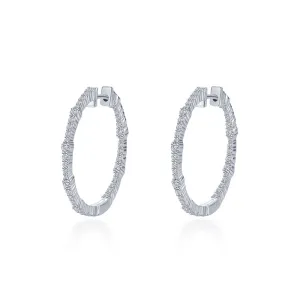 Lafonn 30 mm Hoop Earrings