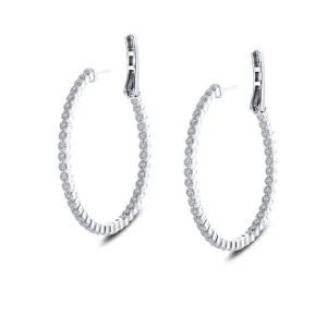 Lafonn 38 mm Hoop Earrings