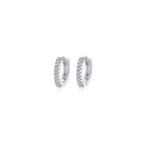 Lafonn Simulated Diamond 13.5mm Huggie Hoop Earrings E0621CLP00