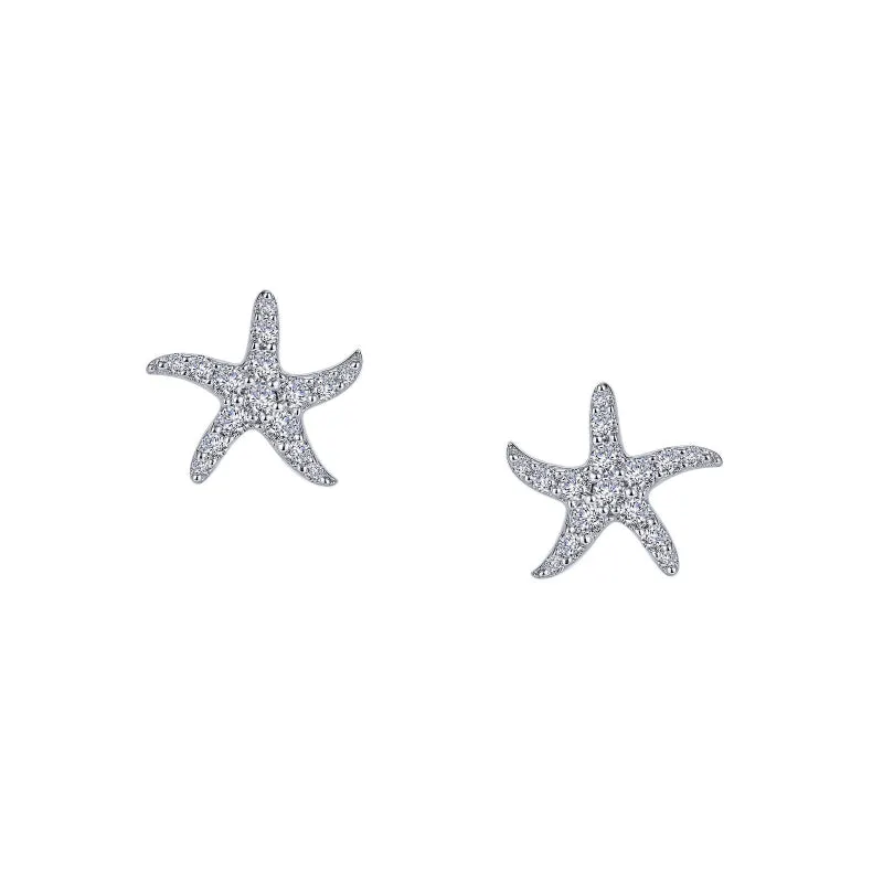 Lafonn Starfish Stud Earrings
