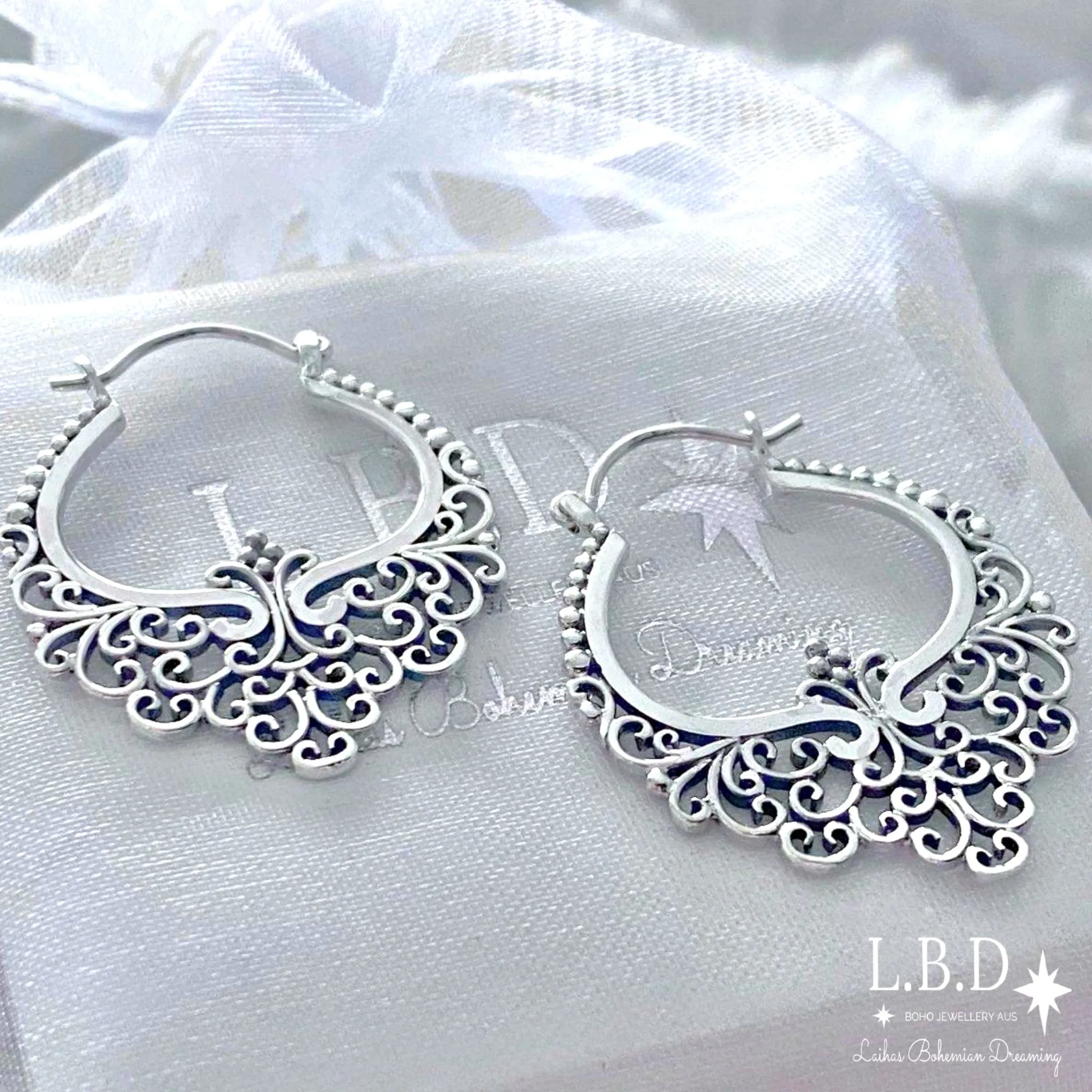 Laihas Prestige Big Bohemian Hoop Earrings